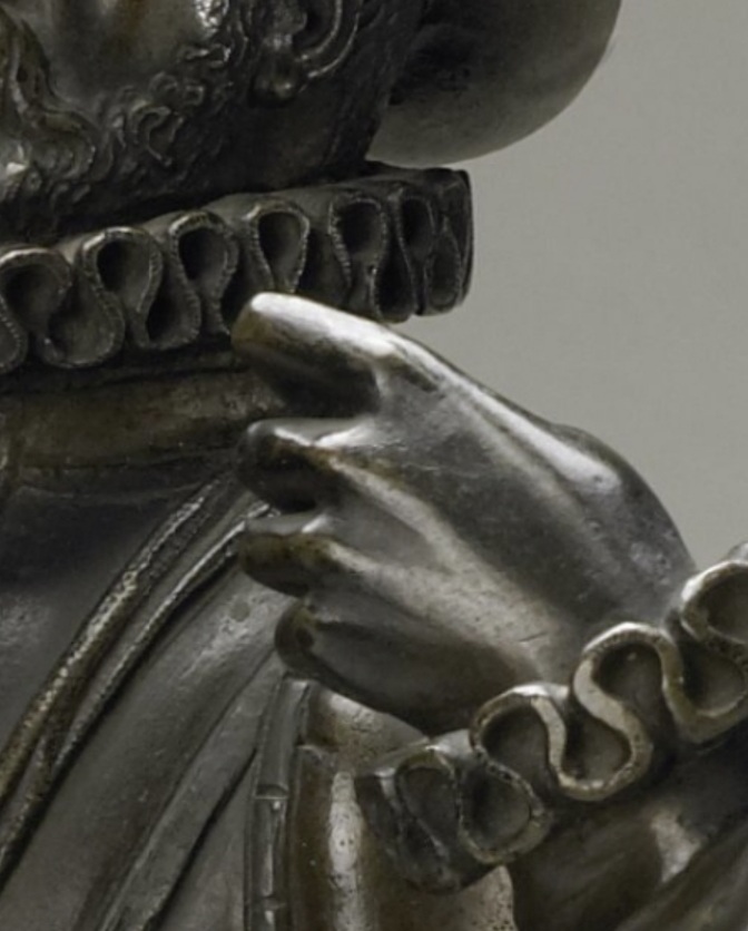 A “walking man” that has lost his “cello”.