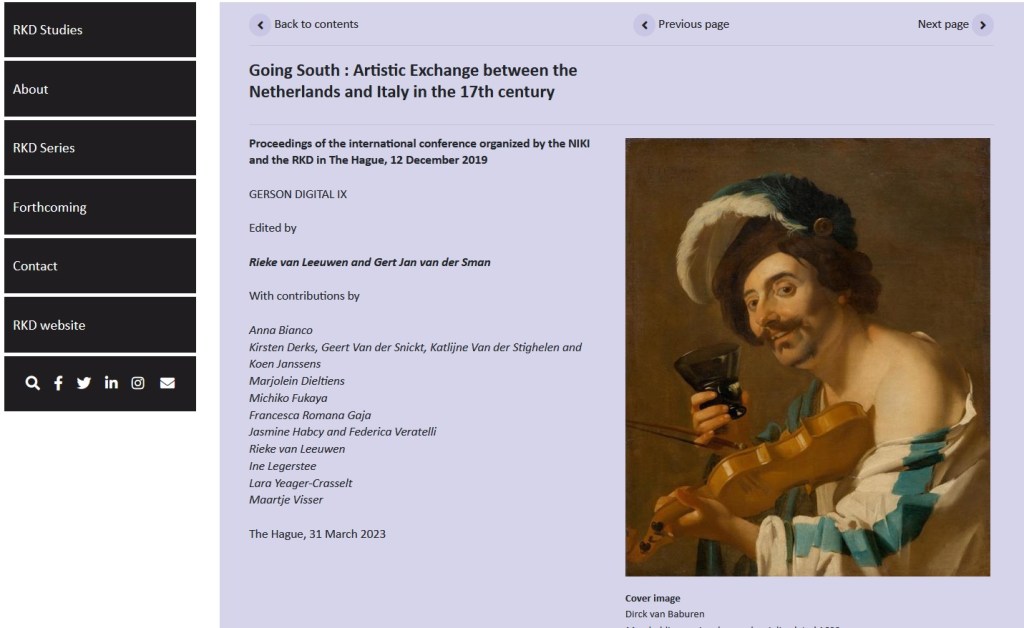 RKD Studies: Going&nbsp;South